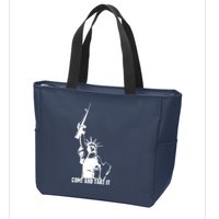 Come & Take It Liberty Gun & Second Amendment Zip Tote Bag