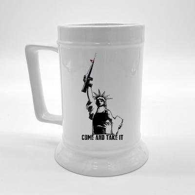 Come & Take It Liberty Gun & Second Amendment Beer Stein