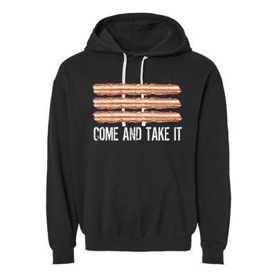 Come and Take It Bacon Garment-Dyed Fleece Hoodie