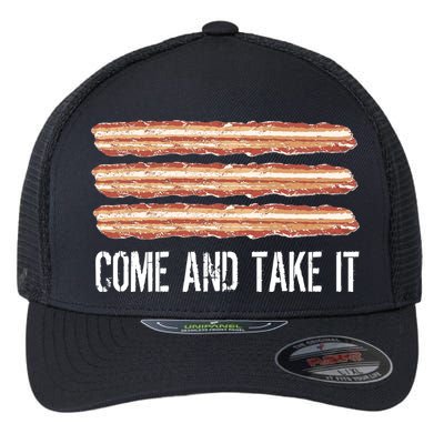 Come and Take It Bacon Flexfit Unipanel Trucker Cap