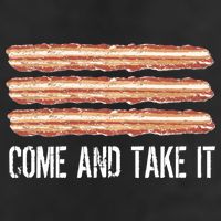 Come and Take It Bacon 15oz Campfire Ceramic Mug