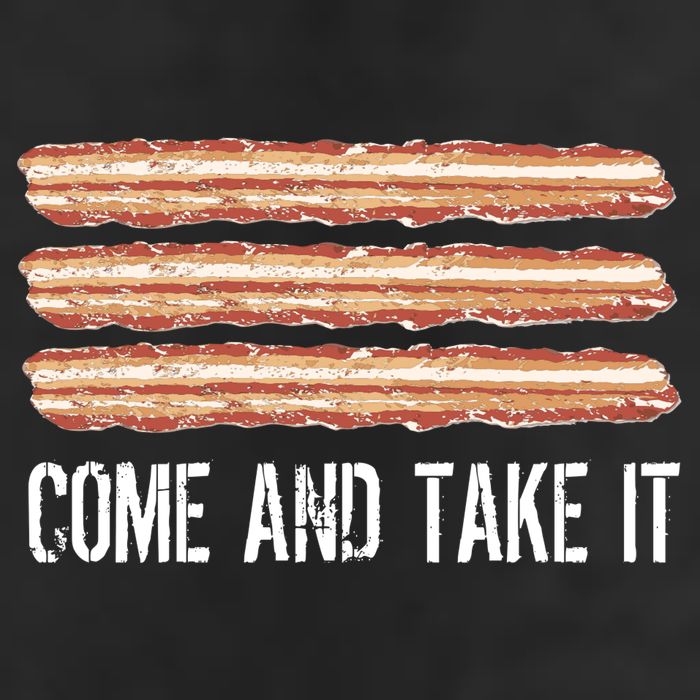 Come and Take It Bacon 15oz Campfire Ceramic Mug