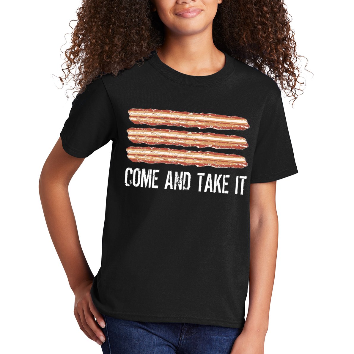 Come and Take It Bacon Kids T-Shirt
