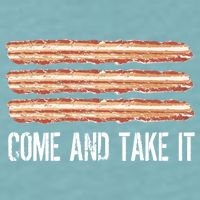 Come and Take It Bacon Sueded Cloud Jersey T-Shirt