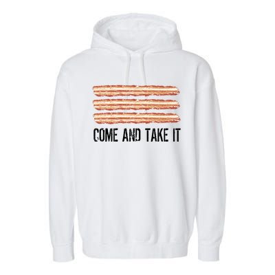 Come and Take It Bacon Garment-Dyed Fleece Hoodie