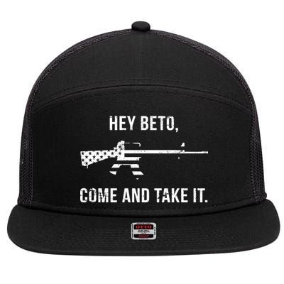 Come And Take It Beto 7 Panel Mesh Trucker Snapback Hat