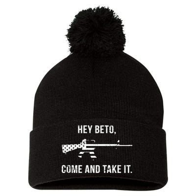 Come And Take It Beto Pom Pom 12in Knit Beanie