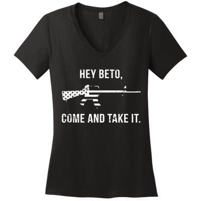 Come And Take It Beto Women's V-Neck T-Shirt