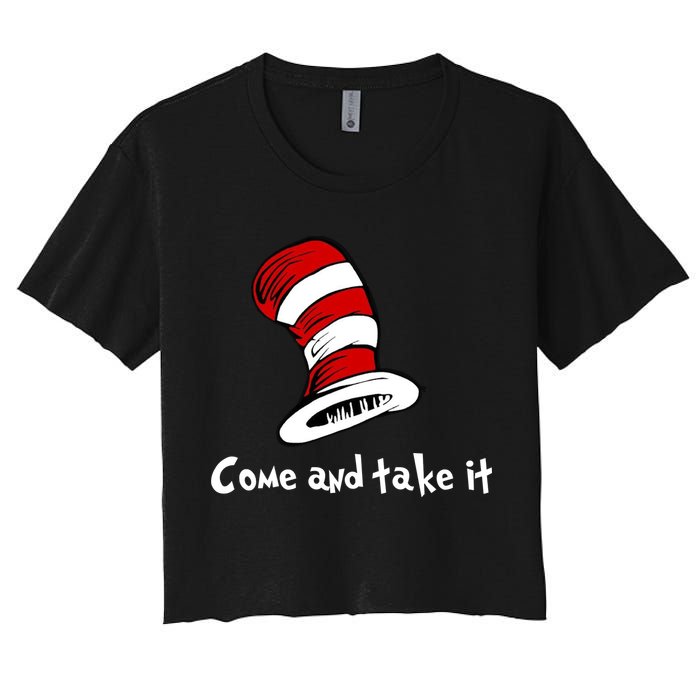 Come And take It Funny Crop Top