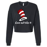 Come And take It Funny Cropped Pullover Crew