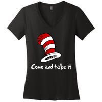 Come And take It Funny Women's V-Neck T-Shirt