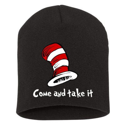 Come And take It Funny Short Acrylic Beanie
