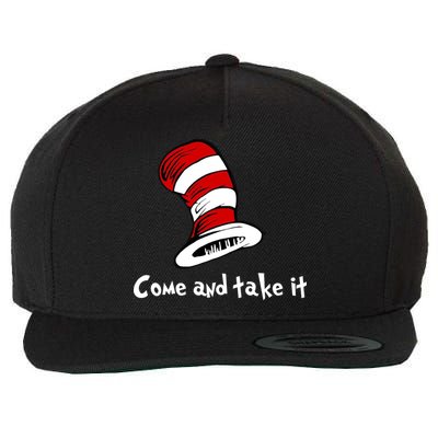 Come And take It Funny Wool Snapback Cap