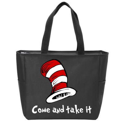 Come And take It Funny Zip Tote Bag