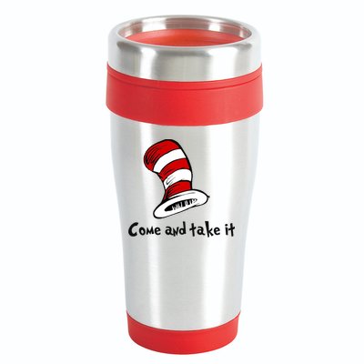 Come And take It Funny 16oz Travel Tumbler