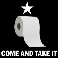 Come and Take It Funny Toilet Paper  Drawstring Bag