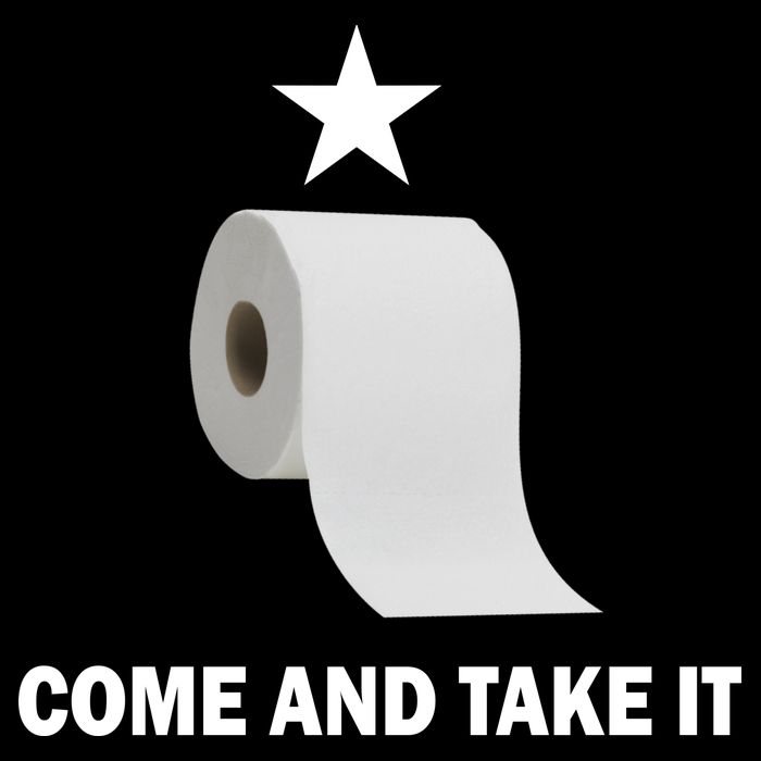 Come and Take It Funny Toilet Paper  Drawstring Bag
