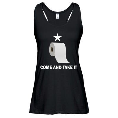 Come and Take It Funny Toilet Paper  Ladies Essential Flowy Tank
