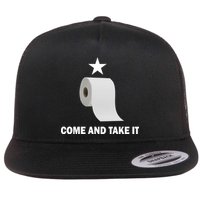 Come and Take It Funny Toilet Paper  Flat Bill Trucker Hat