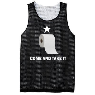 Come and Take It Funny Toilet Paper  Mesh Reversible Basketball Jersey Tank