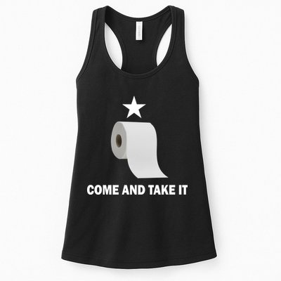 Come and Take It Funny Toilet Paper  Womens Tank Top