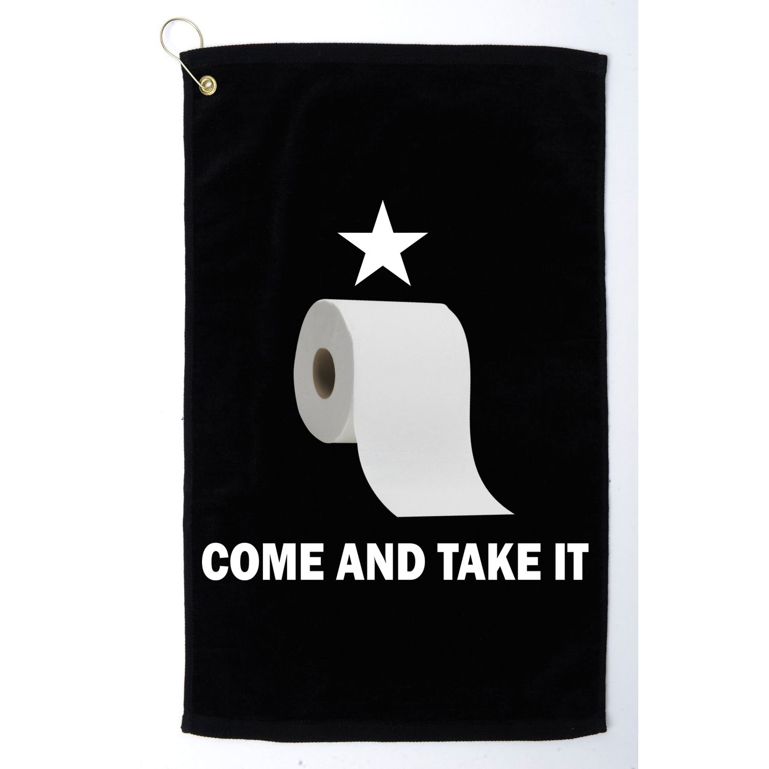 Come and Take It Funny Toilet Paper  Golf Towel