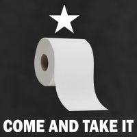 Come and Take It Funny Toilet Paper  Golf Towel