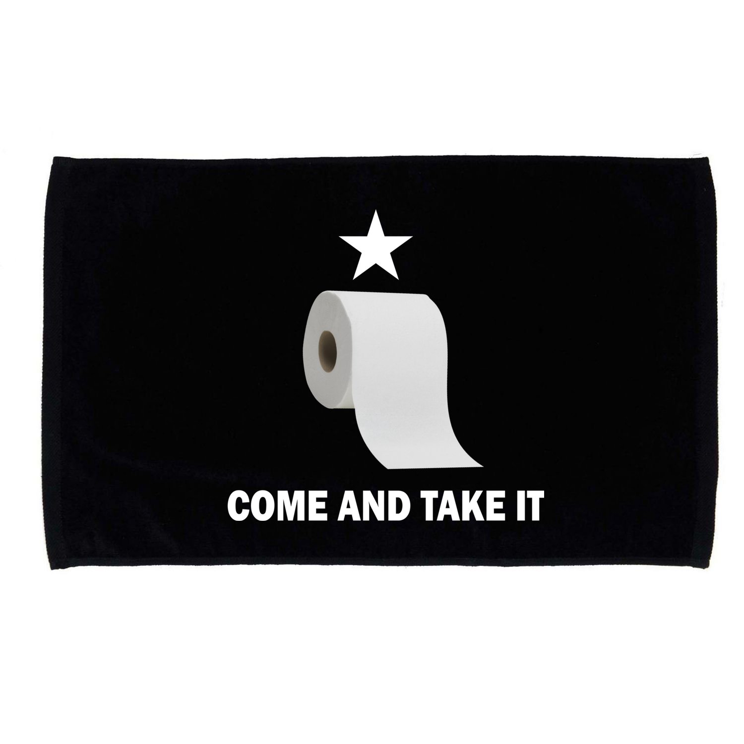 Come and Take It Funny Toilet Paper  Microfiber Hand Towel