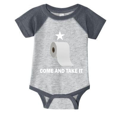 Come and Take It Funny Toilet Paper  Infant Baby Jersey Bodysuit