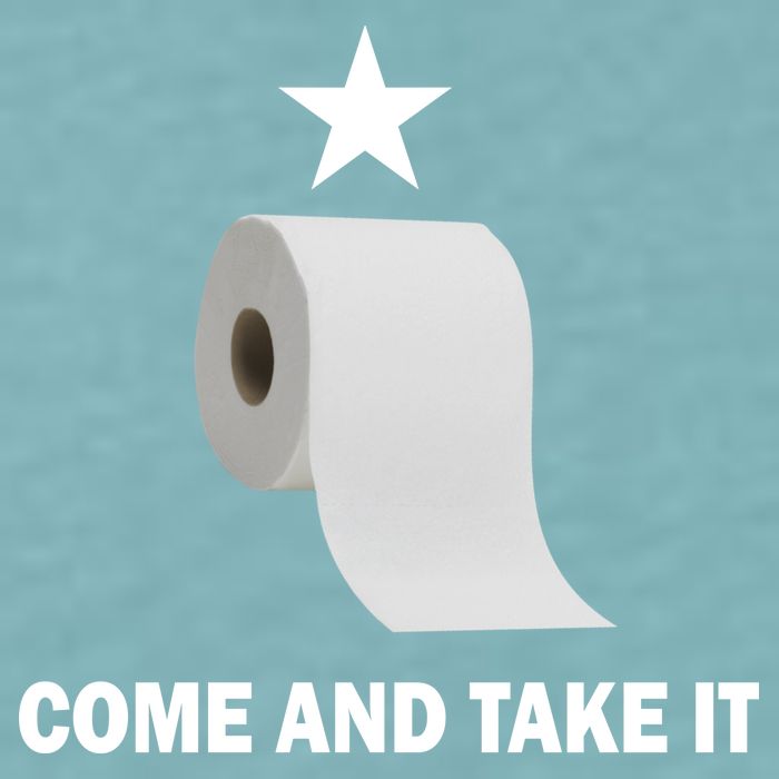Come and Take It Funny Toilet Paper  Sueded Cloud Jersey T-Shirt