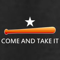 Come and Take It Houston Vintage Baseball Bat Flag Trucker Hat