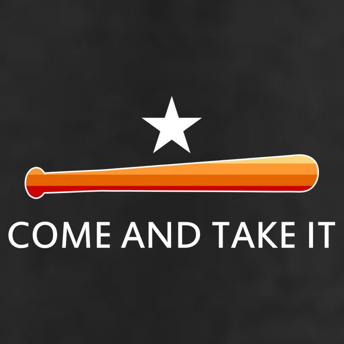 Come and Take It Houston Vintage Baseball Bat Flag Trucker Hat