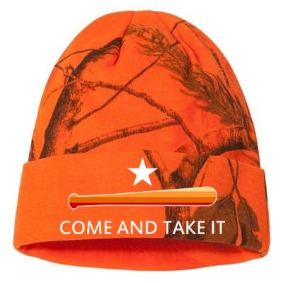 Come and Take It Houston Vintage Baseball Bat Flag Kati Licensed 12" Camo Beanie