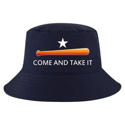 Come and Take It Houston Vintage Baseball Bat Flag Cool Comfort Performance Bucket Hat