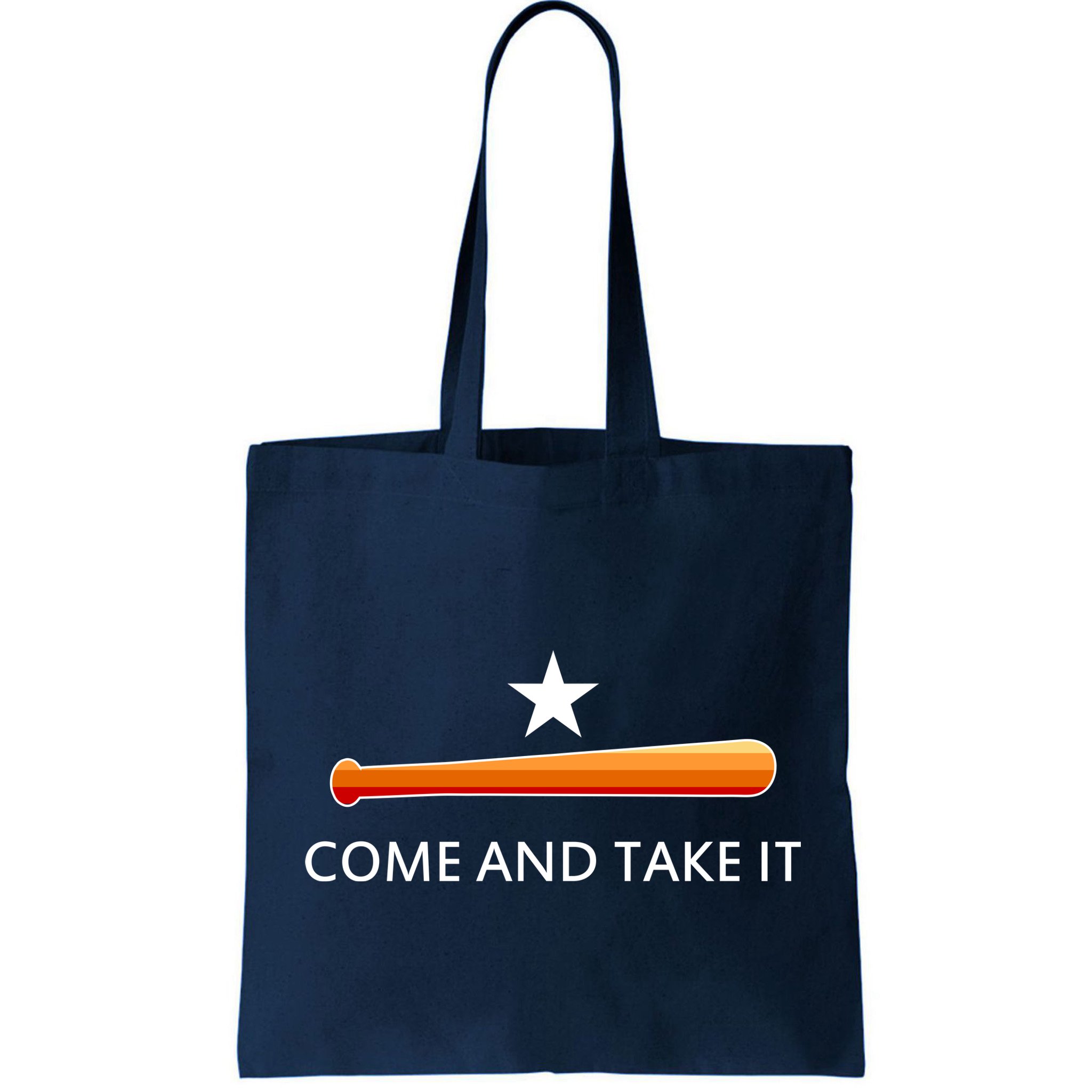 Come and Take It Houston Vintage Baseball Bat Flag Bag