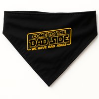 Come To The Dad Side We Have Bad Jokes USA-Made Doggie Bandana