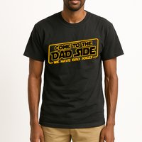 Come To The Dad Side We Have Bad Jokes Tall T-Shirt