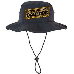 Come To The Dad Side We Have Bad Jokes Legacy Cool Fit Booney Bucket Hat