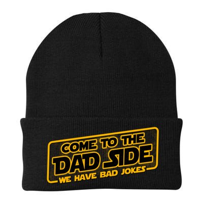Come To The Dad Side We Have Bad Jokes Beanie