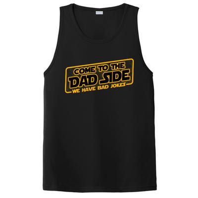 Come To The Dad Side We Have Bad Jokes PosiCharge Competitor Tank