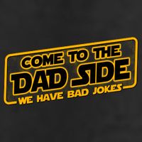 Come To The Dad Side We Have Bad Jokes Golf Towel