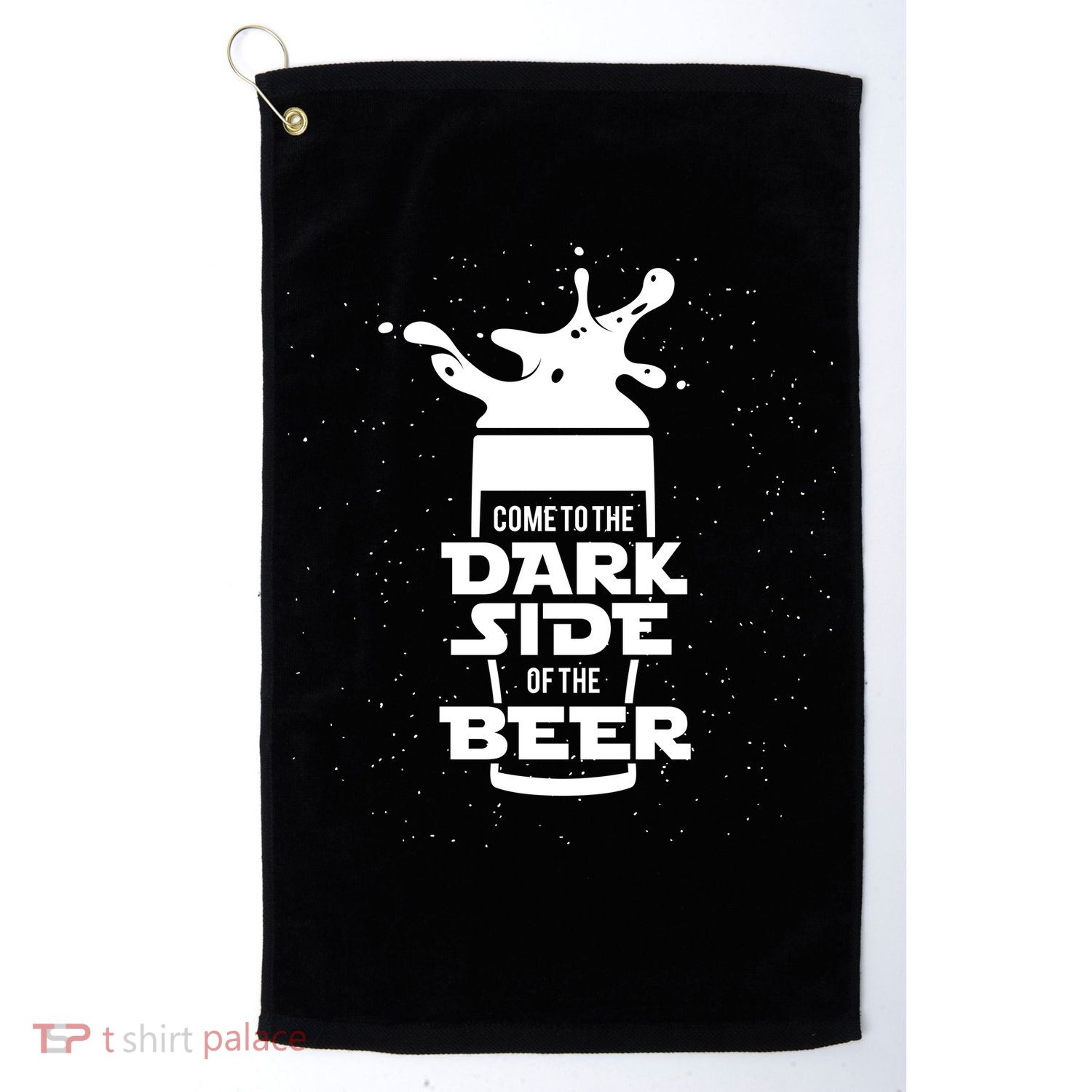 Come To The Dark Side Of The Beer Golf Towel