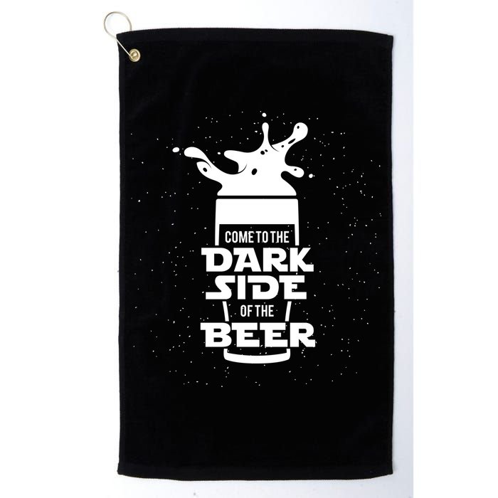 Come To The Dark Side Of The Beer Golf Towel
