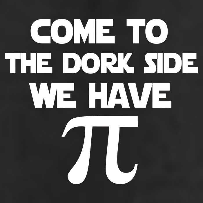 Come To The Dork Side We Have Pi Large Microfiber Waffle Golf Towel