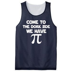 Come To The Dork Side We Have Pi Mesh Reversible Basketball Jersey Tank