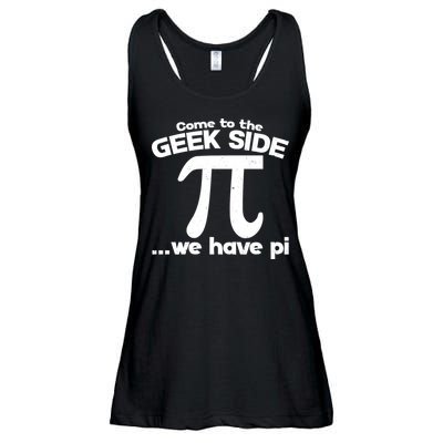 Come To The Geek Side We Have Pi 3.14 Pi Day March 14 Ladies Essential Flowy Tank