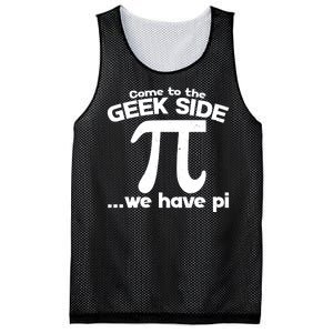 Come To The Geek Side We Have Pi 3.14 Pi Day March 14 Mesh Reversible Basketball Jersey Tank