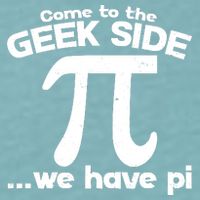 Come To The Geek Side We Have Pi 3.14 Pi Day March 14 Sueded Cloud Jersey T-Shirt
