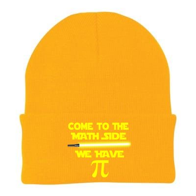 Come To The Math Side We Have Pi Knit Cap Winter Beanie