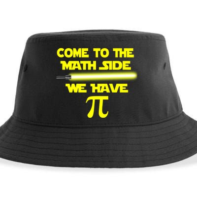 Come To The Math Side We Have Pi Sustainable Bucket Hat